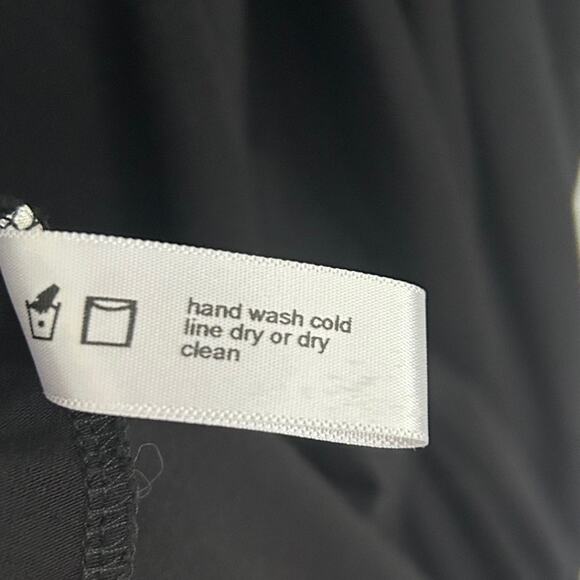 Three Dots Vintage Black Short Sleeve Wrap Dress Women's Plus Size 1X - Picture 9 of 9